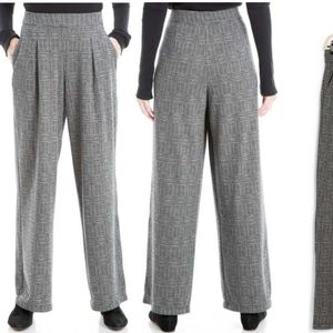 Maxstudio | Wideleg Pleated Double Knit Pants
